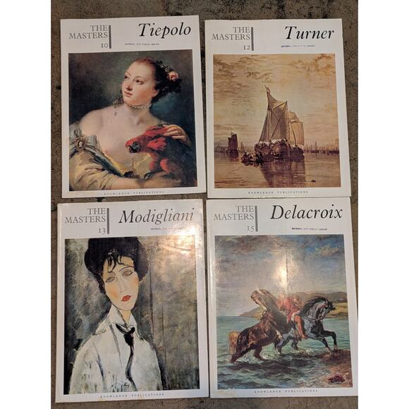 VTG The Masters Lot of 23 Knowledge Publications Art Booklets Prints Gallery - Picture 2 of 8